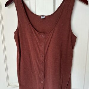 Old Navy Women's Red Brown Sleeveless Top Small